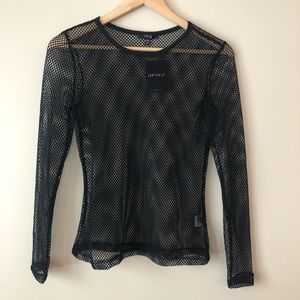 🌟Forever 21 long sleeve fishnet top